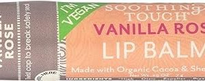 Soothing Touch, Vanilla Rose Organic, Vegan Lip Balm, .25 oz